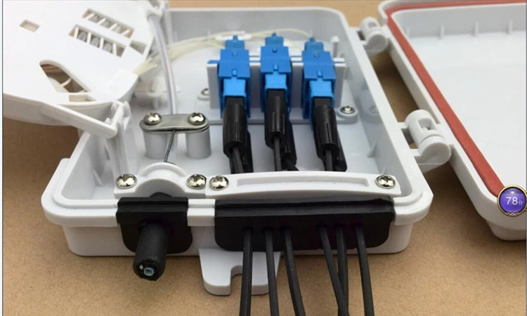 Fiberoptisk terminalboks 6 kjerne