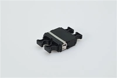 MTP®/MPO-8/12/24 svart fiberoptisk adapter/kobling med flens, nøkkel opp til ned